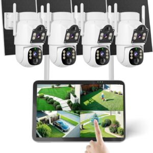 Kit de 4 cámaras solares Wifi